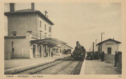 / CPA FRANCE 13 "Istres, la gare"