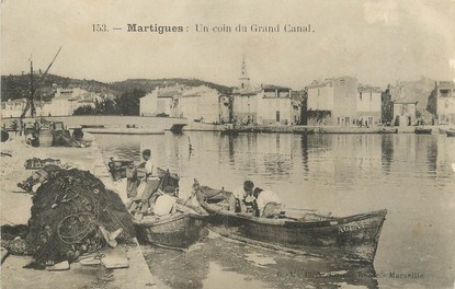 / CPA FRANCE 13 "Martigues, un coin du grand Canal"