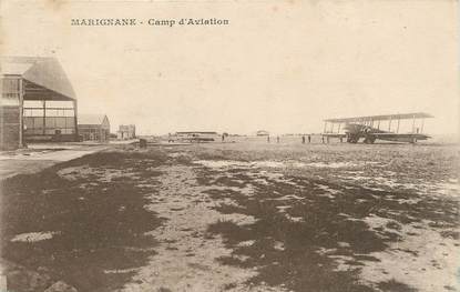 / CPA FRANCE 13 "Marignane, camp d'aviation"