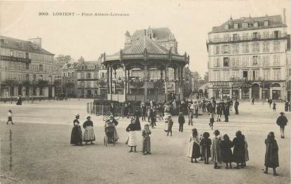 CPA FRANCE 56 "Lorient, Place Alsace Lorraine, le kiosque"