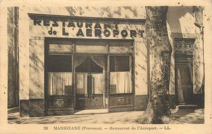 / CPA FRANCE 13 "Marignane, restaurant de l'aéroport"