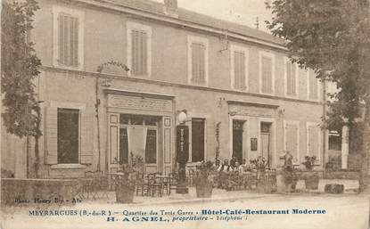 / CPA FRANCE 13 "Meyrargues, hôtel café restaurant Moderne"