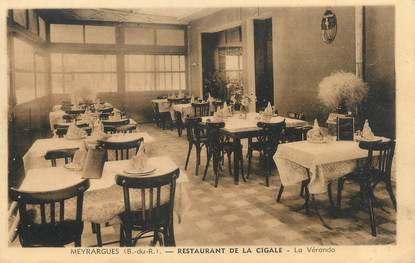 / CPA FRANCE 13 "Meyrargues, restaurant de la cigale"