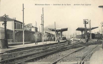 / CPA FRANCE 13 "Miramas gare, intérieur de la gare"