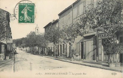 / CPA FRANCE 13 "Pont de l'Etoile, la grande rue"