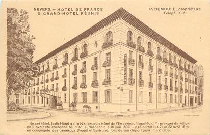 CPA FRANCE 58 "Nevers, Hotel de France, Pr. P.Demoule"