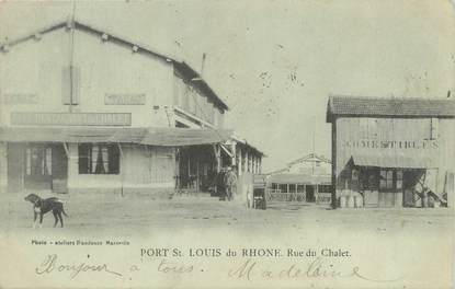 / CPA FRANCE 13 "Port Saint Louis du Rhône, rue du chalet"