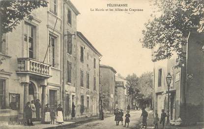 / CPA FRANCE 13 "Pelissanne, la mairie et les allées de Craponne"