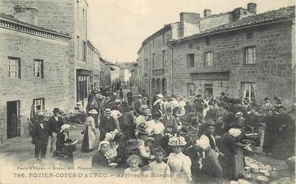 CPA FRANCE 42 "Rozier Cotes d'Aurec, arrivée au marché"