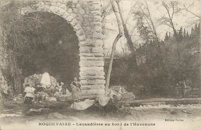 / CPA FRANCE 13 "Roquevaire, lavandières au bord de l'Huveaune"