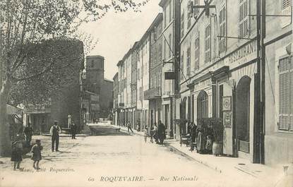 / CPA FRANCE 13 "Roquevaire, rue Nationale "
