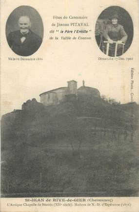 CPA FRANCE 42 "Saint Jean de Rive de Gier, centenaire de Jérôme Pitaval"
