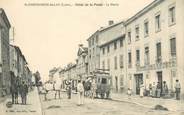 42 Loire CPA FRANCE 42 "Saint Symphorien de Lay, Hotel de la Poste, la Mairie"