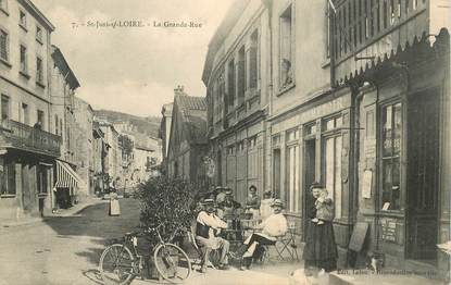 CPA FRANCE 42 "Saint Just sur Loire, la grande rue"