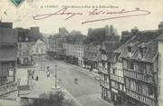 14 Calvado / CPA FRANCE 14 "Lisieux, vieilles maisons et place de la Halle au Beurre"