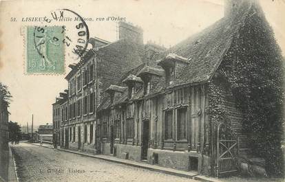 / CPA FRANCE 14 "Lisieux, vieille maison, rue d'Orbec"