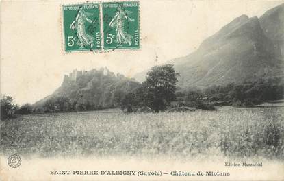 / CPA FRANCE 73 "Saint Pierre d'Albigny, château de Miolans"