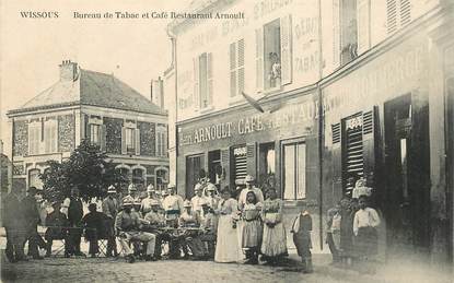 CPA FRANCE 91 "Wissous, Bureau de Tabac et café restaurant Arnoult"