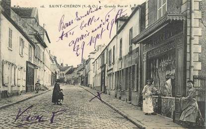 CPA FRANCE 91 "Saint Chéron, la grande rue"