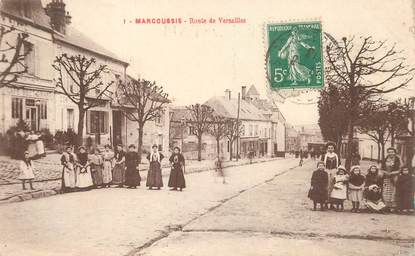 CPA FRANCE 91 "Marcoussis, route de Versailles"