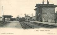91 Essonne CPA FRANCE 91 "Orsay, intérieur de la gare" / TRAIN