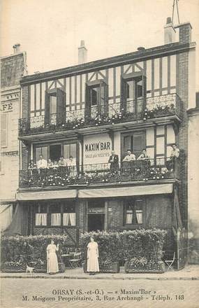 CPA FRANCE 91 "Orsay, Maxim'Bar, rue Archangé"