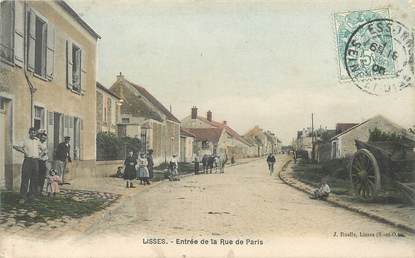 CPA FRANCE 91 "Lisses, entrée de la rue de Paris"