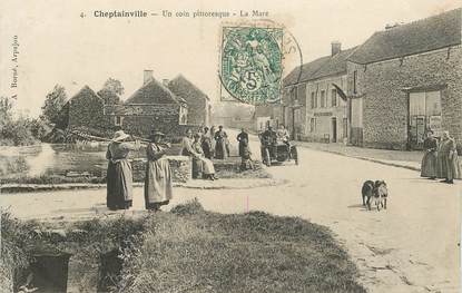 CPA FRANCE 91 "Cheptainville, la Mare"