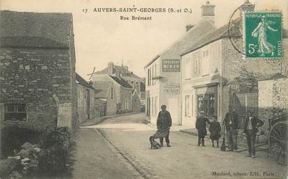 CPA  FRANCE 91 "Auvers Saint Georges, Rue Brément"