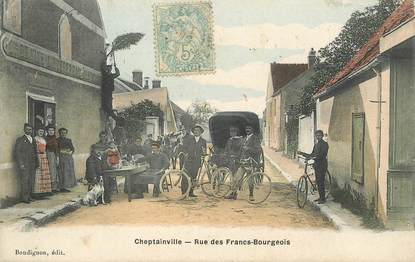 CPA  FRANCE 91 "Cheptainville, rue des Francs Bourgeois"