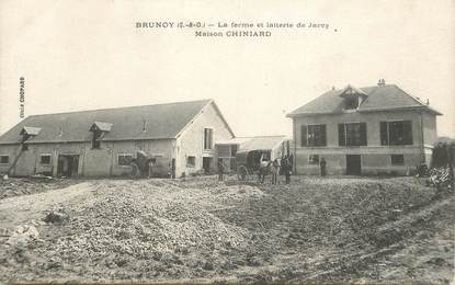 CPA  FRANCE 91 "Brunoy, la ferme et la laiterie de Jarcy"