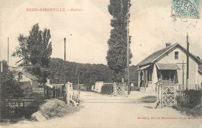 CPA  FRANCE 91 "Buno Gironville, station"