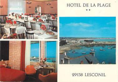 / CPSM FRANCE 29 "Lesconil, hôtel de la Plage"