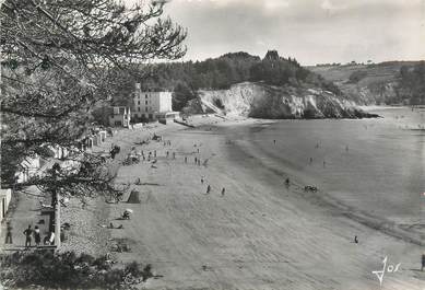 / CPSM FRANCE 29 "Morgat, la grande plage et  l'hôtel de la Mer"