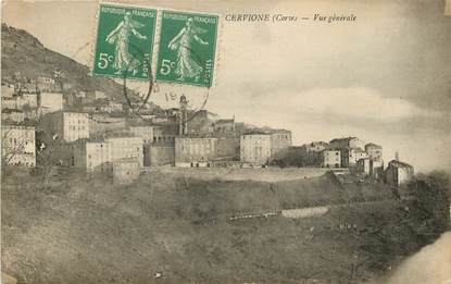 CPA FRANCE 20 "Corse, Cervione, vue générale"