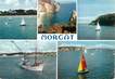 / CPSM FRANCE 29 "Morgat, la plage, les falaises et les bateaux"