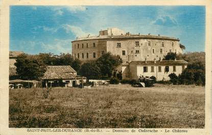 / CPA FRANCE 13 "Saint Paul Lez Durance, domaine de Cadarache, le château"