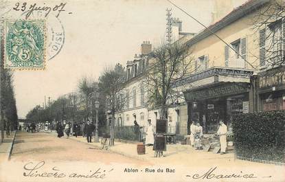 CPA FRANCE 94 "Ablon, rue du Bac, Epicerie"