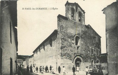 / CPA FRANCE 13 "Saint Paul Lez Durance, l'église"