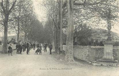 / CPA FRANCE 13 "Avenue de Saint Paul Lez Durance"