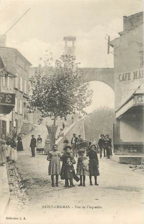 / CPA FRANCE 13 "Saint Chamas, vue de l'Aqueduc"