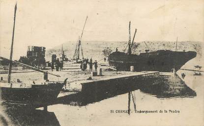 / CPA FRANCE 13 "Saint Chamas, embarquement de la poudre" / POUDRERIE