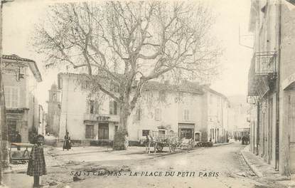 / CPA FRANCE 13 "Saint Chamas, la place du Petit Paris"