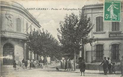 / CPA FRANCE 13 "Saint Chamas, postes et télégraphes"