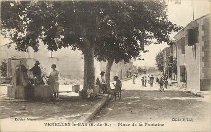 / CPA FRANCE 13 "Venelles le Bas, place de la Fontaine"