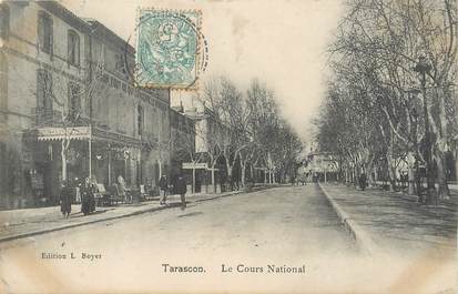 / CPA FRANCE 13 "Tarascon, le cours National "