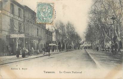 / CPA FRANCE 13 "Tarascon, le cours National "