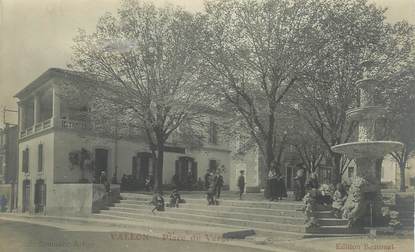 CPA FRANCE 07  "Vallon, Place du Verger"