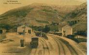 07 Ardeche CPA FRANCE 07  "Uzer, la gare" / TRAIN