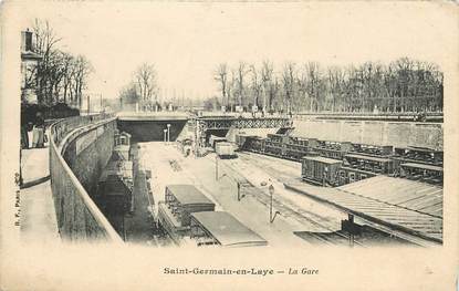 CPA FRANCE 78 "Saint Germain en Laye, la gare"